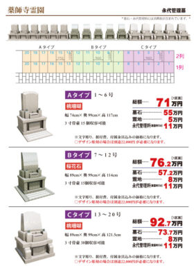 薬師寺霊園永代管理墓
