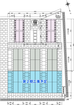 法花ロイヤルパーク　観音御陵　平面図