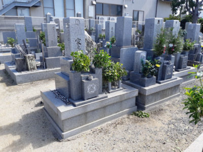 洋墓に建て替え