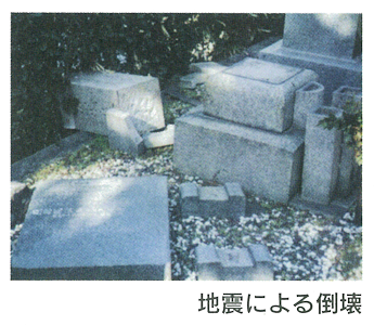 地震による倒壊