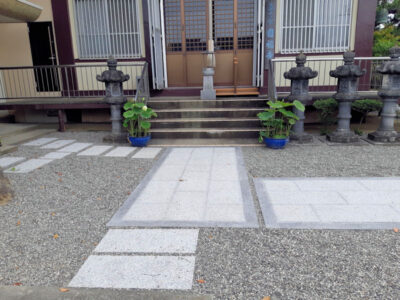 小松島市圓福寺様　参道工事