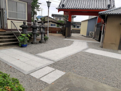 小松島市圓福寺様　参道工事